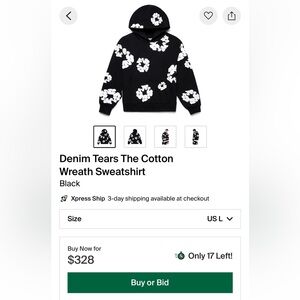 Denim Tear hoodie